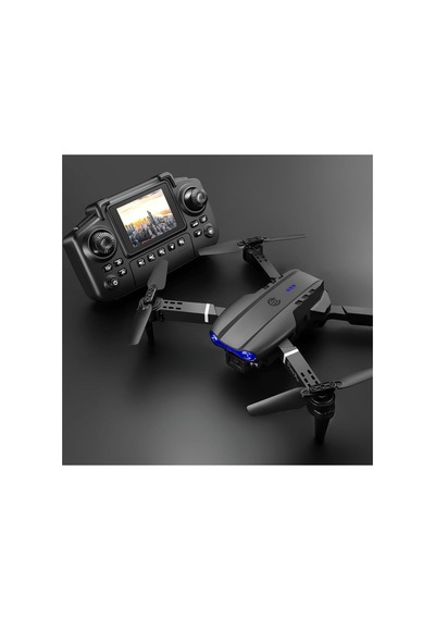 R09-s Drone Kameralı Ekranlı Kumandalı Yedek Bataryalı Quadcopter Hd Kamera App Destek