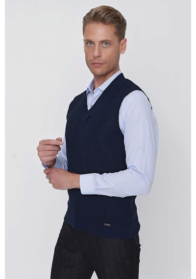 Efor Süveter 01 Slim Fit Lacivert Süveter Triko Lacivert