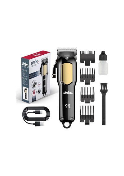 Shc-4396 Şarj Edilebilir Saç Kesme Makinesi, Lcd Ekranlı, Usb Şarjlı, Ayar Mandallı, Saç Sakal Ve Ense İçin Kablosuz Tıraş Makinesi
