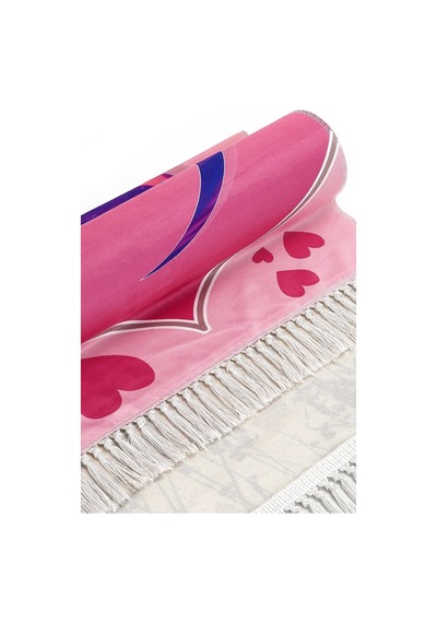 Dijital Baskılı Çocuk Seccadesi - Pembe Camili - 44 X 78 cm