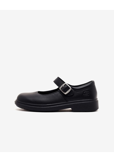 Skechers Smooth Tracks Büyük Kız Çocuk Siyah Okul Ayakkabısı 319208l Bbk