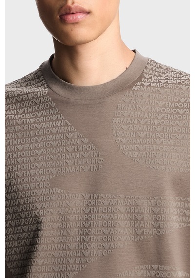 Emporio Armani Erkek T Shirt Em002957 Af10017 F6130 Kahve Kahve