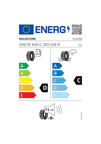 Milestone Vanmile 195/75R16C 107/105R 8Pr Hafif Ticari Yaz Lastiği 2026