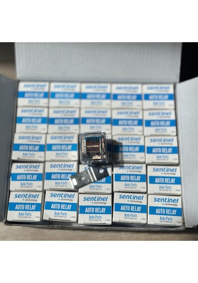 Sentinel Mini Röle Şeffaf 12v 40a 5p 87a Ledli 25 Adet