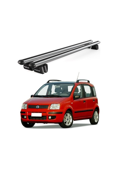 Pençe Fiat Panda 2003-2012 Uyumlu Gri Ara Atkı Port Bagaj Tavan Barı