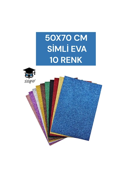50x70 Cm Simli Eva 10 Renk