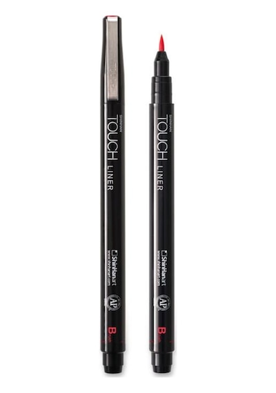 Touch Liner Brush Red Fırça Uçlu Kalem B