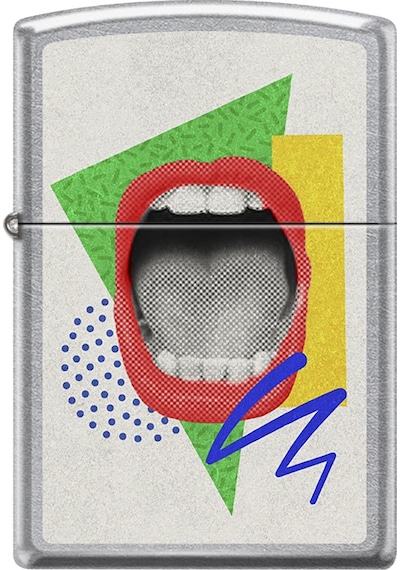 Zippo Mouth And Ear Dizayn Çakmak Gri
