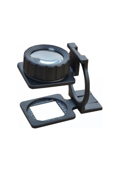 Tekstilciler Için Kumaş Kontrolü Büyüteç Katlanan Metal 15x Büyütme 820e6