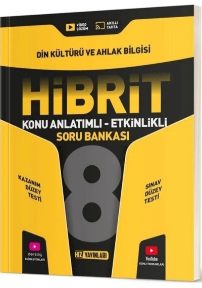 Lgs 8. Sınıf Hibrit Din Kültürü Konu Anlatımlı Etkinlikli Hibrit Soru Bankası