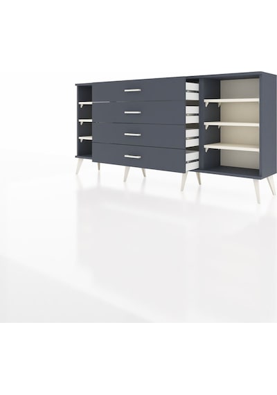 Arges Konsol 6 Raflı 4 Çekmeceli 176x30x83 Antrasit-aytaşı/antrasit Aytaşı/antrasit Arges Konsol 6 Raflı 4 Çekmeceli 176x30x83 Antrasit-aytaşı/antrasit Aytaşı/antrasit