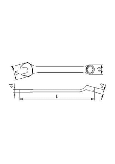 İzeltaş Boyunlu Kombine Anahtar 19 Mm N11.19099