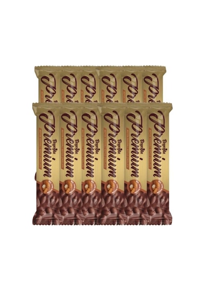 Premium Bademli Çikolata 75 Gr X3 X12