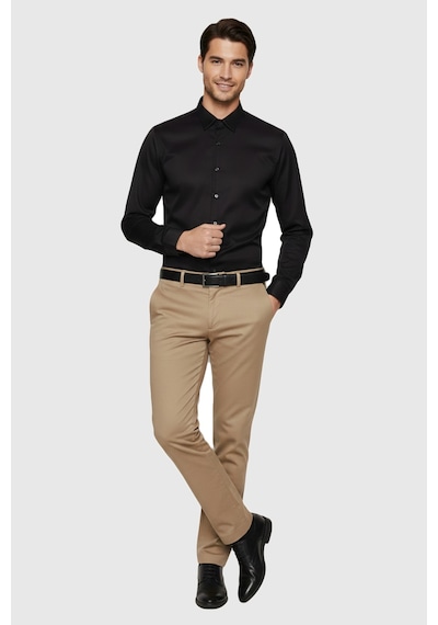 Deepsea Siyah Slim Fit Erkek Gömlek Kolay Ütülenen Nefes Alan Kumaş, Dört Mevsim Şıklık 2608515 Siyah Deepsea Siyah Slim Fit Erkek Gömlek Kolay Ütülenen Nefes Alan Kumaş, Dört Mevsim Şıklık 2608515 Siyah