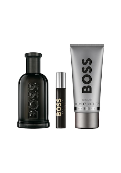 Hugo Boss Bottled Parfum 100 Ml + 10 Ml + 100 Ml Shower Gel Erkak Parfüm Seti Odunsu