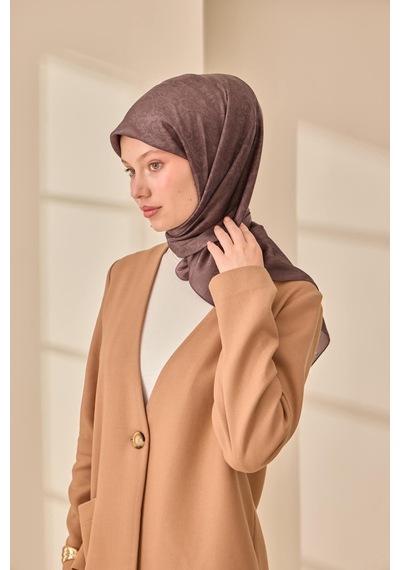 Silk Home Shiny Eşarp 75012-23 kahverengi