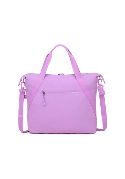 Smart Bags Mikro Poly Kumaş Büyük Boy Kadın Omuz Çantası 3335 Lila