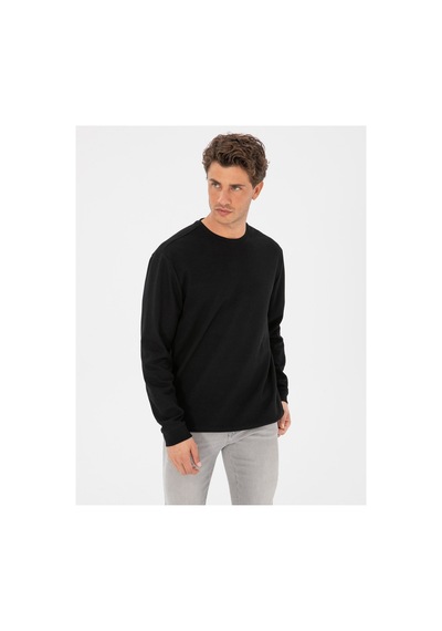 Pierre Cardin Ekru Regular Fit Sweatshirt 50313944-vr019 siyah