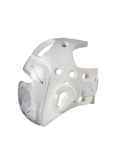Dragondo K26 Tkf Onaylı Maskeli Karate Kaskı Beyaz