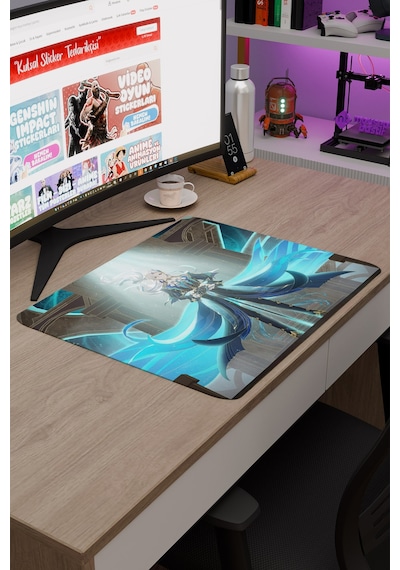 Neuvillette Genshin Impact Anime Gacha V4 - 48x40 Xl Gaming Mouse Pad Fare Altlığı
