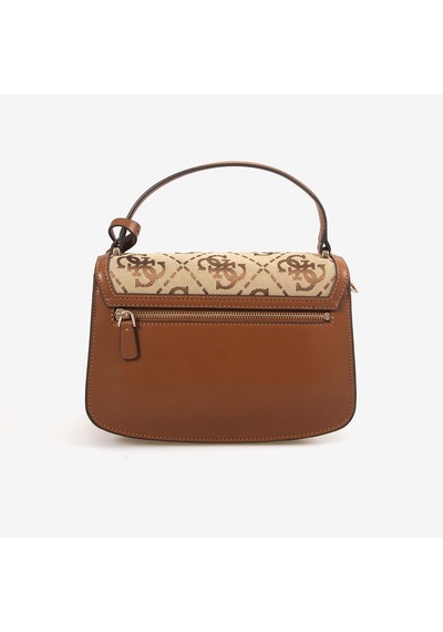 Guess Kadın Vegan Audrey Logo Postacı & Çapraz Çantası Hwjg9755210 Kahverengi