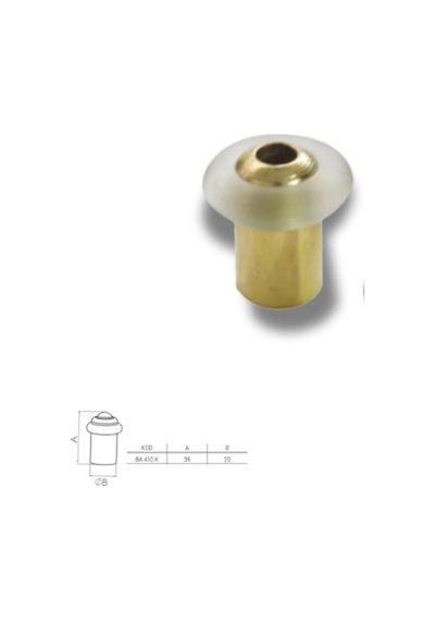 Krom 35 Mm Yer Tamponu - 5 Adet