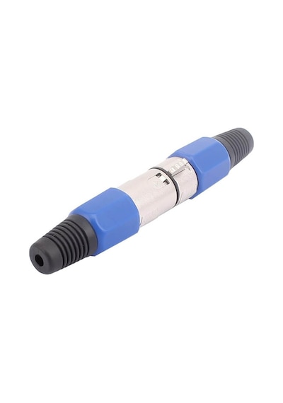 2 Adet - 3 Pin Xlr Konektörü Dişi + Erkek Mikrofon Jackı - Mikrofon Ses Jakı