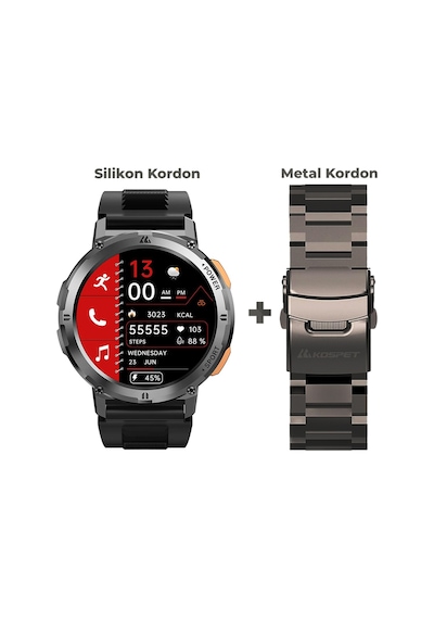 Kospet Tank T2 Special Edition Akıllı Saat (Distribütör Garantili)