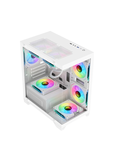 Gameagle Tornado Bilgisayar Kasası 750W + 80 POWER 240 MM  SIVI SOĞUTMA (BEYAZ)