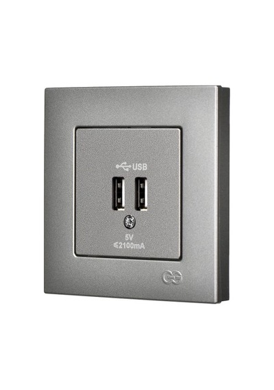 Füme 2 Usb Çıkışlı 5v Şarj Prizi İle Modern Elektrik Çözümünüz