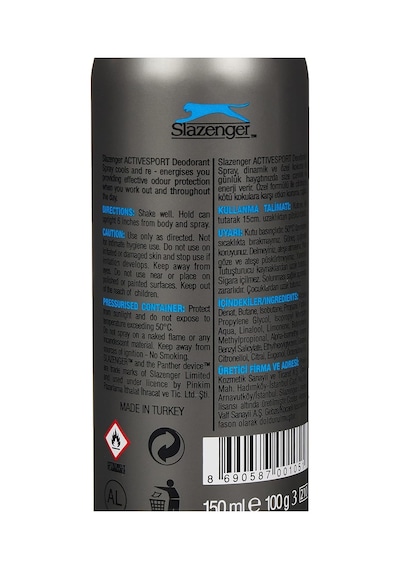 Slazenger Active Sport Erkek Mavi Deodorant Diğer