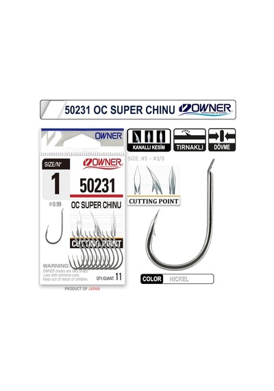 Owner 50231 Cut Super Chinu Beyaz Iğne