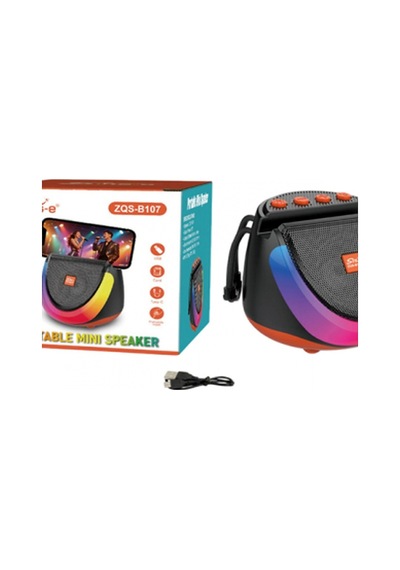 Platoon Pl-4807 Bluetooth Speaker Rgb Işıklı Usb Sd Girişli Taşınabilir Hoparlör