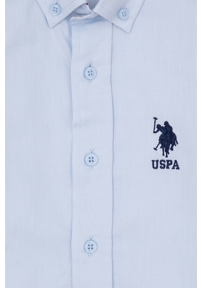 U.s. Polo Assn. Erkek Çocuk Açık Mavi Gömlek Desenli 50316701-vr003 Acık Mavı