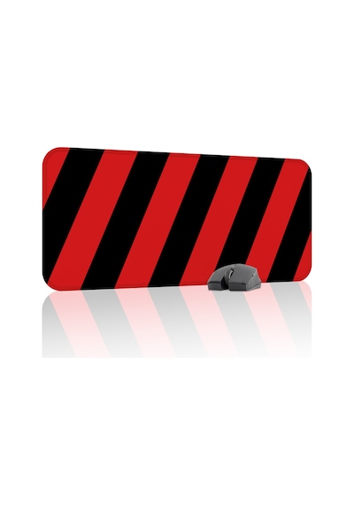 Siyah Kırmızı 70x30 Xl Taraftar Gaming Oyuncu Mouse Pad Kaymaz Taban Büyük Klavye Fare Altlığı Şerit