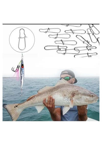 Jig, Rapala Klipsi 17mm - Paslanmaz Nikel Kaplama - 10 Adet