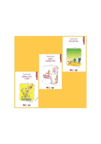 Zürafa, Peli Ve Ben - Koca Sevimli Dev - Dev Şeftali & Roald Dahl 3 Kitap
