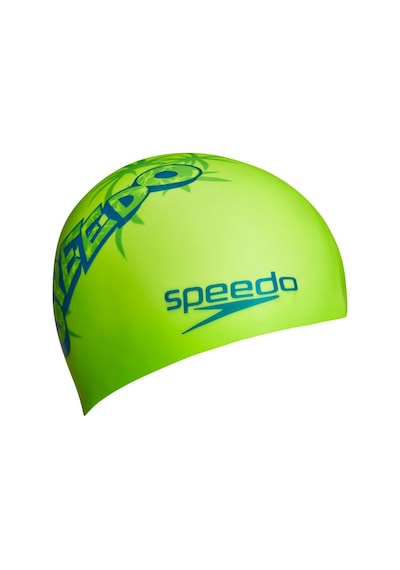 Speedo Slogan Baskılı Çocuk Yüzücü Bonesi Çok Renkli
