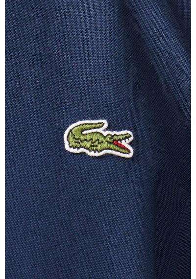 Lacoste Mens Slim Fit Navy Shirt Dar Kesim Pamuklu Erkek Gömlek Lacivert