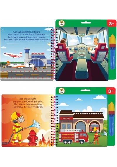 Lino Aqua Magic Book Su İle Boyama Kitabı Araçlar Tfl-1006