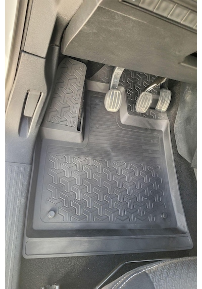 Citroen Berlingo Panelvan Van Havuzlu Paspas Ön Iki Parça 4d Siyah 2019 2020 2021 2022 2023 2024