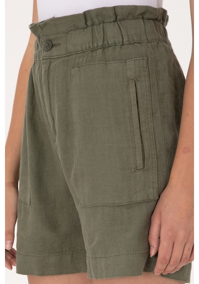 U.s. Polo Assn. Kadın Koyu Haki Şort / Bermuda 50300655-vr111 Koyu Haki