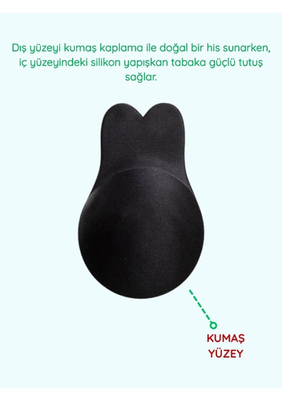 Oypalife Göğüs Dikleştirici Ped Siyah