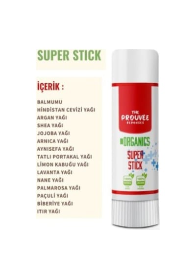 The Prouvee Reponses Organics Süper Stick