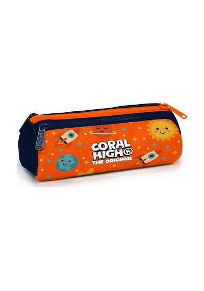 Coral High Erkek Çocuk Lacivert Turuncu Uzay Baskılı Üç Gözlü Okul Kalem Çantası 31060 Çok Renkli Coral High Erkek Çocuk Lacivert Turuncu Uzay Baskılı Üç Gözlü Okul Kalem Çantası 31060 Çok Renkli