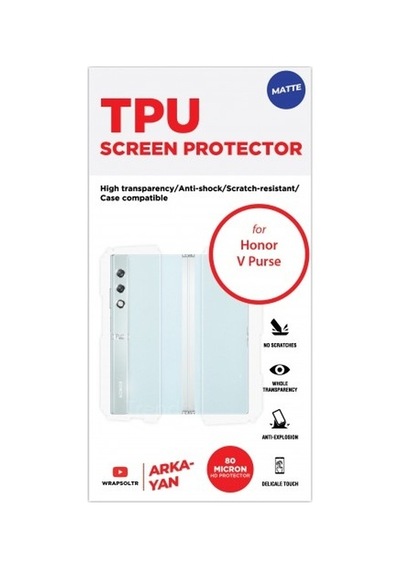Honor V Purse Mat Arka Ve Yan Koruyucu Tpu Film