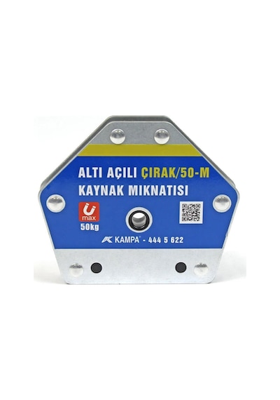 Çırak/50m Manyetik Kaynak Gönyesi 4 Adet 6 Açılı 50 Kg