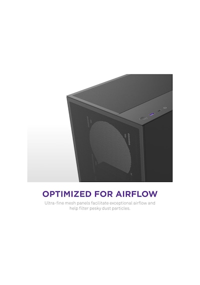 H5 Flow 2024 - Kompakt Atx Mid-tower Pc Oyun Kasası - Yüksek Hava Akışı - 2 X 120 Mm Fanlar Dah