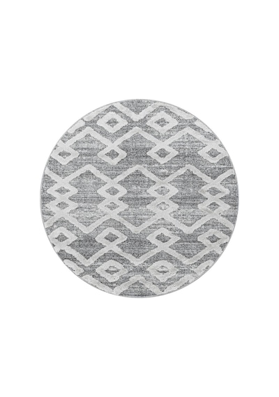 Yuvarlak Halı Yumuşak Bukle Tabanlı Modern Kabartmalı 3d Inka Motif Desenli Krem Gri Renkli Halı Yuvarlak Halı Yumuşak Bukle Tabanlı Modern Kabartmalı 3d Inka Motif Desenli Krem Gri Renkli Halı