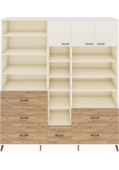 Hyperion Dolap 17 Raflı 6 Çekmeceli 3 Kapaklı 220x44x243 Aytaşı-aytaşı/çam Aytası/atlas Çam - Aytası Hyperion Dolap 17 Raflı 6 Çekmeceli 3 Kapaklı 220x44x243 Aytaşı-aytaşı/çam Aytası/atlas Çam - Aytası